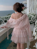 Cute A line Pink Chiffon Summer Short Homecoming Dress Hoco Dress Mini 18th Birthday Outfit Cocktail Dresses HZ1121