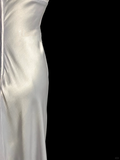 Classy A line Spaghetti Straps Sleeveless Satin Prom Dresses Summer Wedding Guest Dresses Wedding Guest Outfits HZ1121