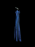 Vintage Mermaid Spaghetti Straps Navy Blue Long Evening Party Gowns Evening Formal Dresses Evening Dress HZ1121