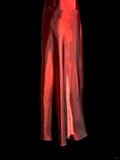 Vintage Mermaid Spaghetti Straps Red Long Evening Party Gowns Evening Formal Dresses Prom Dress HZ1121