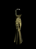 Vintage Mermaid One Shoulder Green Satin Long Evening Party Gowns Evening Formal Dresses Prom Dress HZ1121