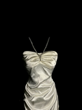 Sexy Sheath Halter Satin Short Homecoming Dresses Summer Hoco Dresses Cocktail Dress Birthday Outfits HZ1121