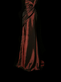Retro Mermaid Strapless Burgundy 20th Birthday Dress Long Prom Dress Birthday Outfits For Women HZ1121