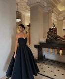 Pretty Ball Gown Sweetheart Black Night Dinner Evening Dresses Formal Summer Wedding Guest Dresses Wedding Guest Outfits HZ1121