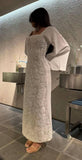Classy Sheath Square Neck Long Prom Dresses Formal Summer Wedding Guest Dresses Wedding Guest Outfit HZ1121