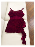 Sexy Sheath Spaghetti Straps Burgundy Short Homecoming Dresses Summer Hoco Dresses Cocktail Dress Birthday Outfits HZ1121