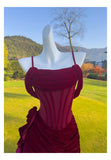 Sexy Sheath Spaghetti Straps Burgundy Short Homecoming Dresses Summer Hoco Dresses Cocktail Dress Birthday Outfits HZ1121
