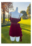 Sexy Sheath Spaghetti Straps Burgundy Short Homecoming Dresses Summer Hoco Dresses Cocktail Dress Birthday Outfits HZ1121