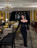 Sexy Mermaid Black 21st Birthday Dress Party Gown Birthday Outfits Birthday Dress Ideas For Women HZ1121