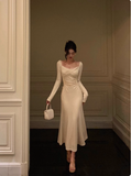 Sexy Mermaid Square Neck Long Sleeves 21st Birthday Dress Party Gown Birthday Outfits Birthday Dress Ideas For Women HZ1121