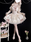 Vintage Ball Gown Halter Tulle Lace 22nd Birthday Dress Lolita Dress Cute Lolita Outfits HZ1121