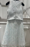 Fairytale Round Neck Sheath Homecoming Dress Chiffon Beaded Short Birthday Skirt Sequin Sweet Party Dress HZ1121