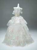 Stunning Off-the-Shoulder Ball Gown Tiered Chiffon Long Quinceanera Dress Saprkly Formal Gowns Vestido De 15 Anos Sweet 16 Dress HZ1121
