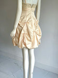 Retro A-Line Spaghetti Strap Short Homecoming Dress Satin Beaded Birthday Dress Formal Dress HZ1121