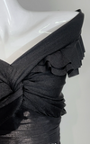 Elegant Off-Shoulder Sheath Long Prom Dresses Satin Black Evening Dresses HZ1121