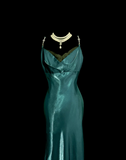 Vintage Sheath Spaghetti Straps Blue Mother Of Bride Dress Party Gown Floor Length For Summer Women HZ1121
