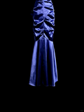 Elegant Glamour Mermaid Halter Royal Blue Satin Long Prom Dresses Party Dress Evening Dress HZ1121