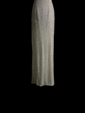 Elegant Glamour Mermaid Square White Sequin Long Prom Dresses Party Dress Evening Dress HZ1121
