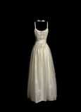Pretty Wedding Dress Ball Gown Spaghetti Straps Ivory Tulle Long Wedding Dresses Bridal Gowns HZ1121
