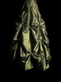 Retro Ball Gown Sweetheart Straps Green With Silver Beads Long Prom Dresses Evening Gowns Evening Dress HZ1121