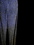 Vintage Mermaid Spaghetti Straps Blue Backless Sequin Long Prom Dresses Party Dress Evening Dress HZ1121