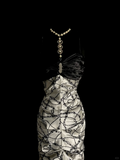 Vintage Mermaid Sweetheart Black Satin Long Prom Dresses Ruffles Evening Gowns Evening Dress HZ1121