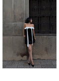 Cute A line Strapless Black Party Dresses Short Formal Homecoming Dresses Night Chic Elegant Short Dresses Cocktail Dress 16th Birthday Outfits Hoco Dresses HZ1121