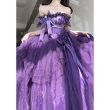 Vintage A line Spaghetti Straps Grape 16th Birthday Dress Lolita Dress Birthday Outfits HZ1121