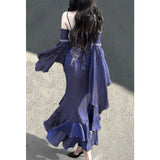 Vintage High Low Spaghetti Straps Grape 16th Birthday Dress Lolita Dress Birthday Outfits HZ1121