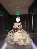 Cute High Low Square Neck Lace Summer 18th Birthday Dress Lolita Dress Birthday Outfits HZ1121