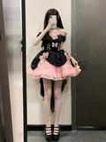 Cute Ball Gown Sweetheart Pink Short Summer 18th Birthday Dress Lolita Dress Birthday Outfits HZ1121