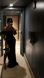 Gorgeous Mermaid Off The Shoulder Black Girl Black Satin 21st Birthday Dress Prom Dress Graduation Dresses HZ1121