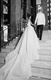 Dreamy Wedding Dress Ball Gown Off The Shoulder Lace Wedding Dresses Bridal Gowns HZ1121
