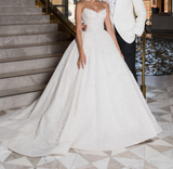 Dreamy Wedding Dress Ball Gown Off The Shoulder Lace Wedding Dresses Bridal Gowns HZ1121
