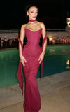 Sexy Mermaid Sweetheart Chiffon Prom Dresses Formal Summer Wedding Guest Dresses Wedding Guest Outfit HZ1121