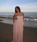 Modest A Line Sweetheart Pink 20th Birthday Dress Prom Dress 18th Birthday Outfits Holiday Outfit HZ1121