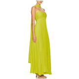 Classy A line Sweetheart Chiffon Long Prom Dresses Formal Summer Wedding Guest Dresses Wedding Guest Outfit HZ1121