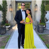 Classy A line Sweetheart Chiffon Long Prom Dresses Formal Summer Wedding Guest Dresses Wedding Guest Outfit HZ1121