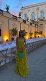 Elegant A line Off The Shoulder Chiffon Long Prom Dresses Formal Summer Wedding Guest Dresses Wedding Guest Outfit HZ1121