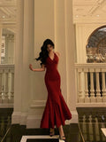 Sexy Mermaid Halter Red Sequin Sleeveless Prom Dresses Party Dress Summer Birthday Outfits 20th Birthday Dresses HZ1121