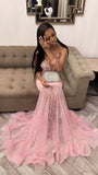 Vintage Mermaid V Neck Beads Sleeveless Long Prom Dresses Party Dress Black Girl Outfits Graduation Dresses HZ1121