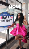 Elegant Ball Gown Strapless Black Girl Summer Birthday Dresses For Teens Pink Hoco Dress Mini 18th Birthday Outfit Cocktail Dresses HZ1121