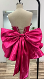 Elegant Ball Gown Strapless Black Girl Summer Birthday Dresses For Teens Pink Hoco Dress Mini 18th Birthday Outfit Cocktail Dresses HZ1121