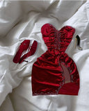 Cute Sheath Sweetheart Red Velvet Short Summer 18th Birthday Dresses Hoco Dress Mini 21st Birthday Outfit Cocktail Dresses HZ1121