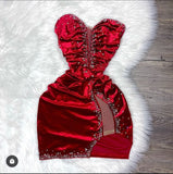 Cute Sheath Sweetheart Red Velvet Short Summer 18th Birthday Dresses Hoco Dress Mini 21st Birthday Outfit Cocktail Dresses HZ1121