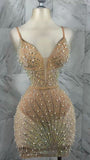 Pretty Sheath Spaghetti Straps Summer Champagne 16th Birthday Dresses For Teens Hoco Dress Mini 21st Birthday Outfit Cocktail Dresses For Women HZ1121
