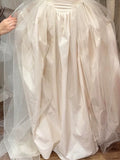 Vintage Wedding Dress Ball Gown Strapless Ivory Summer Long Wedding Dresses Bridal Gowns HZ1121
