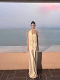Vintage Wedding Dress Sheath One Shoulder White Summer Beach Long Wedding Dresses Bridal Gowns HZ1121