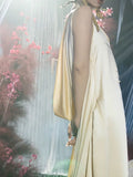 Classy A Line High Neck Satin Long Prom Gown Summer Wedding Guest Dress Bridal Guest Dresses Wedding Outfits For Guest HZ1121