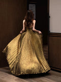 Modest A line Halter Slit Long Prom Gown Summer Wedding Guest Dress Bridal Guest Dresses Wedding Outfits For Guest HZ1121